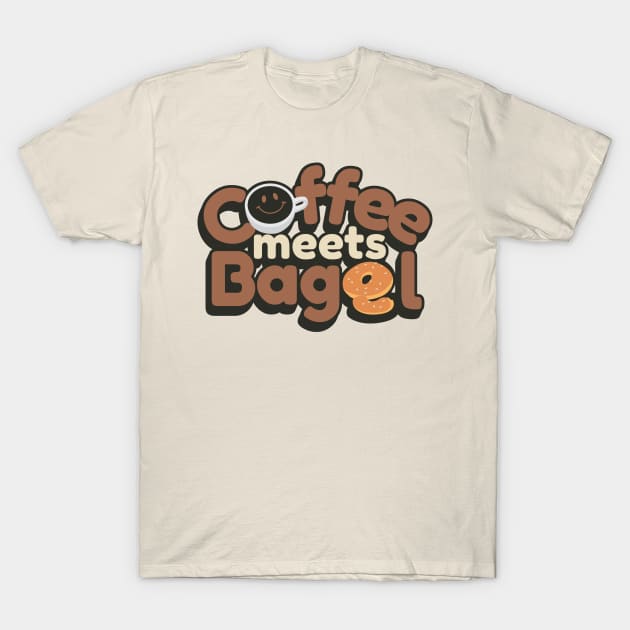 Coffee meets Bagel T-Shirt by andantino